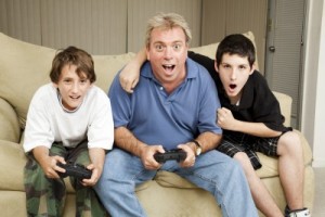 Dads who play video games